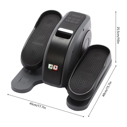 Electric Seated Leg Foot Pedal Exerciser under Desk Leg Machine with Remote Control for Home